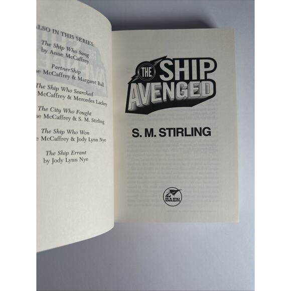 The Ship Avenged Stirling - 1st Edition 1st Printing 1997 Hardcover Dust Jacket - Picture 8 of 9